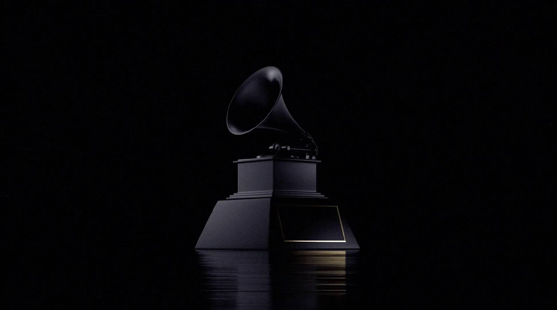 The Black Grammy trophy