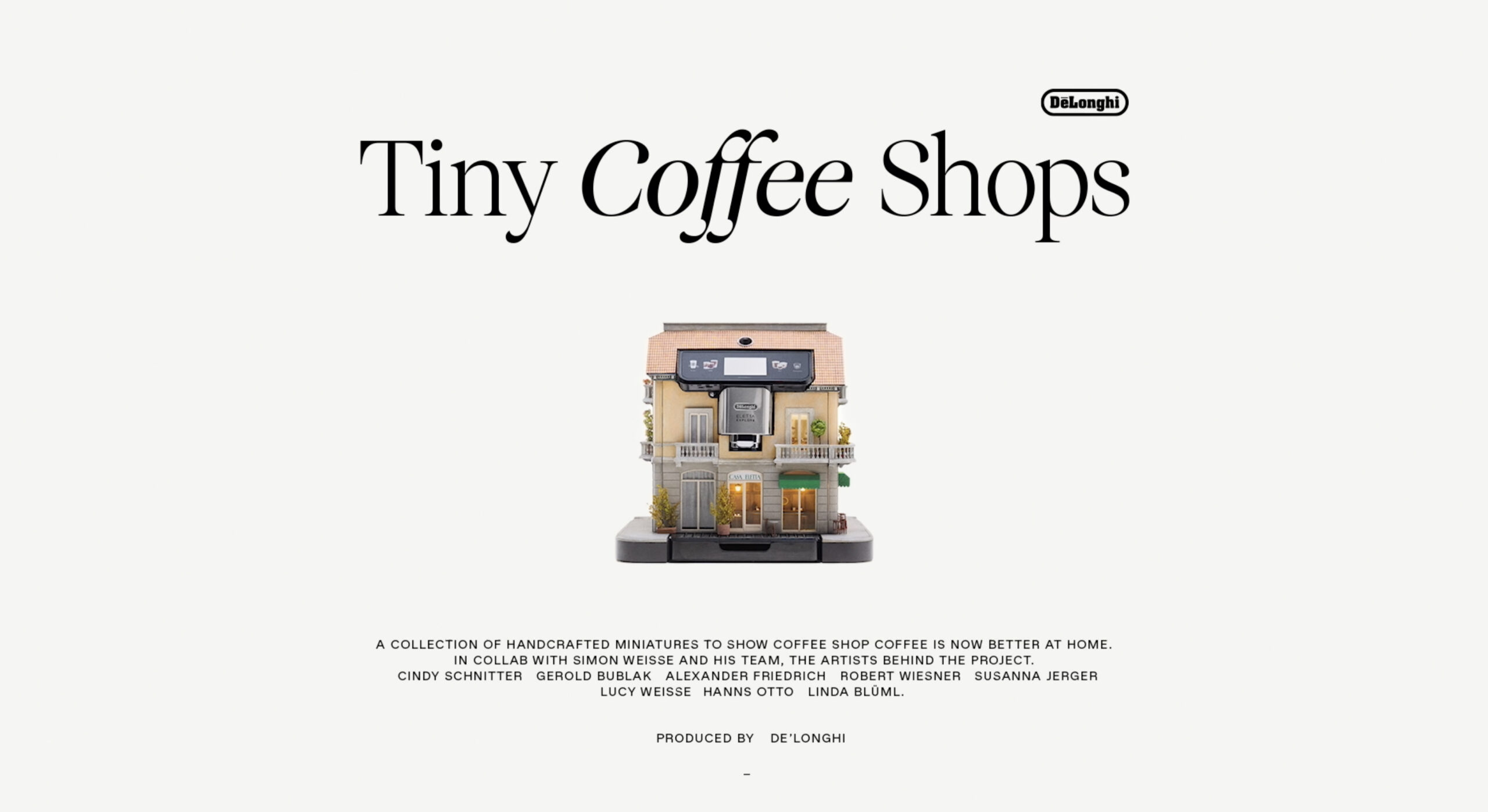 Tiny Coffee Shops
